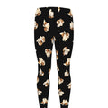 Shih Tzu Puppy Pattern Print Men's Leggings