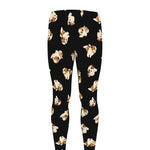 Shih Tzu Puppy Pattern Print Men's leggings