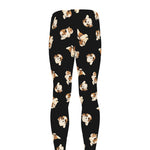 Shih Tzu Puppy Pattern Print Men's leggings