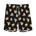 Shih Tzu Puppy Pattern Print Men's Sports Shorts