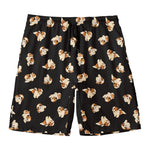 Shih Tzu Puppy Pattern Print Men's Swim Trunks