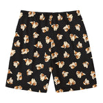 Shih Tzu Puppy Pattern Print Men's Swim Trunks