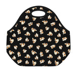 Shih Tzu Puppy Pattern Print Neoprene Lunch Bag