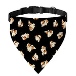 Shih Tzu Puppy Pattern Print Over The Collar Dog Bandana