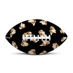 Shih Tzu Puppy Pattern Print Rugby Ball