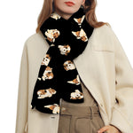 Shih Tzu Puppy Pattern Print Scarf