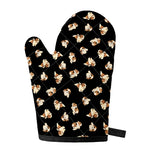 Shih Tzu Puppy Pattern Print Single Oven Mitt