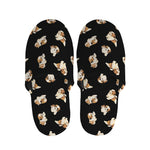 Shih Tzu Puppy Pattern Print Slippers