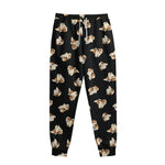 Shih Tzu Puppy Pattern Print Sweatpants
