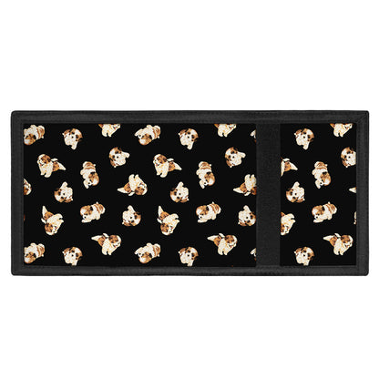 Shih Tzu Puppy Pattern Print Trifold Wallet