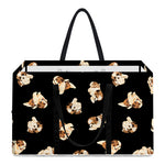 Shih Tzu Puppy Pattern Print Utility Tote Bag
