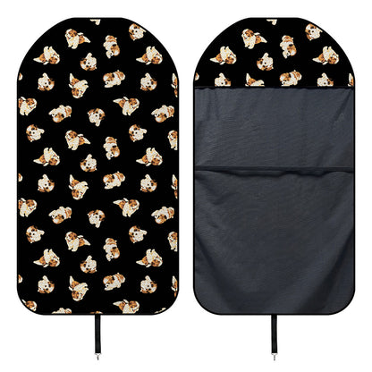 Shih Tzu Puppy Pattern Print Waterproof Car Seat Cover