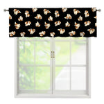 Shih Tzu Puppy Pattern Print Window Valance