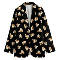 Shih Tzu Puppy Pattern Print Women's Blazer