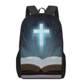 Shining Holy Bible Print 17 Inch Backpack