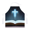 Shining Holy Bible Print Adjustable Apron