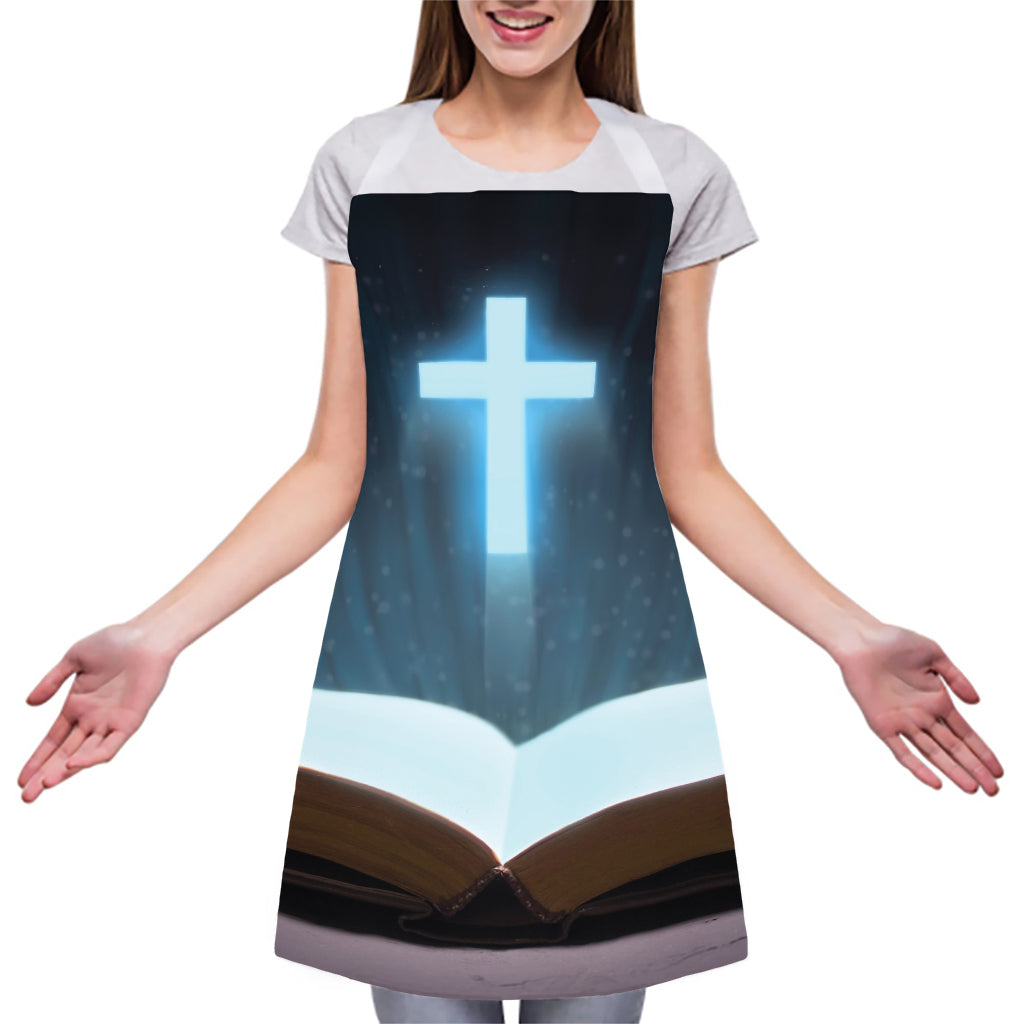 Shining Holy Bible Print Adjustable Apron