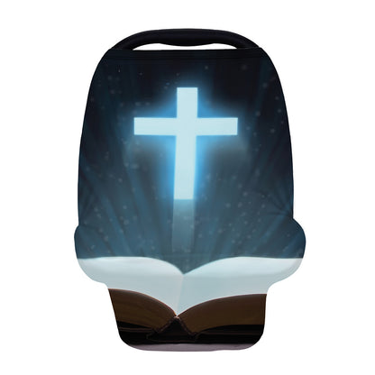 Shining Holy Bible Print Baby Seat Cover