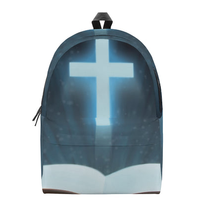 Shining Holy Bible Print Backpack