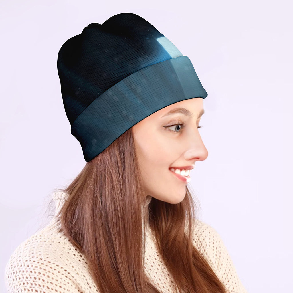 Shining Holy Bible Print Beanie