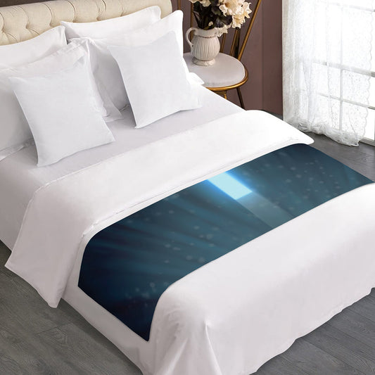 Shining Holy Bible Print Bed Runner