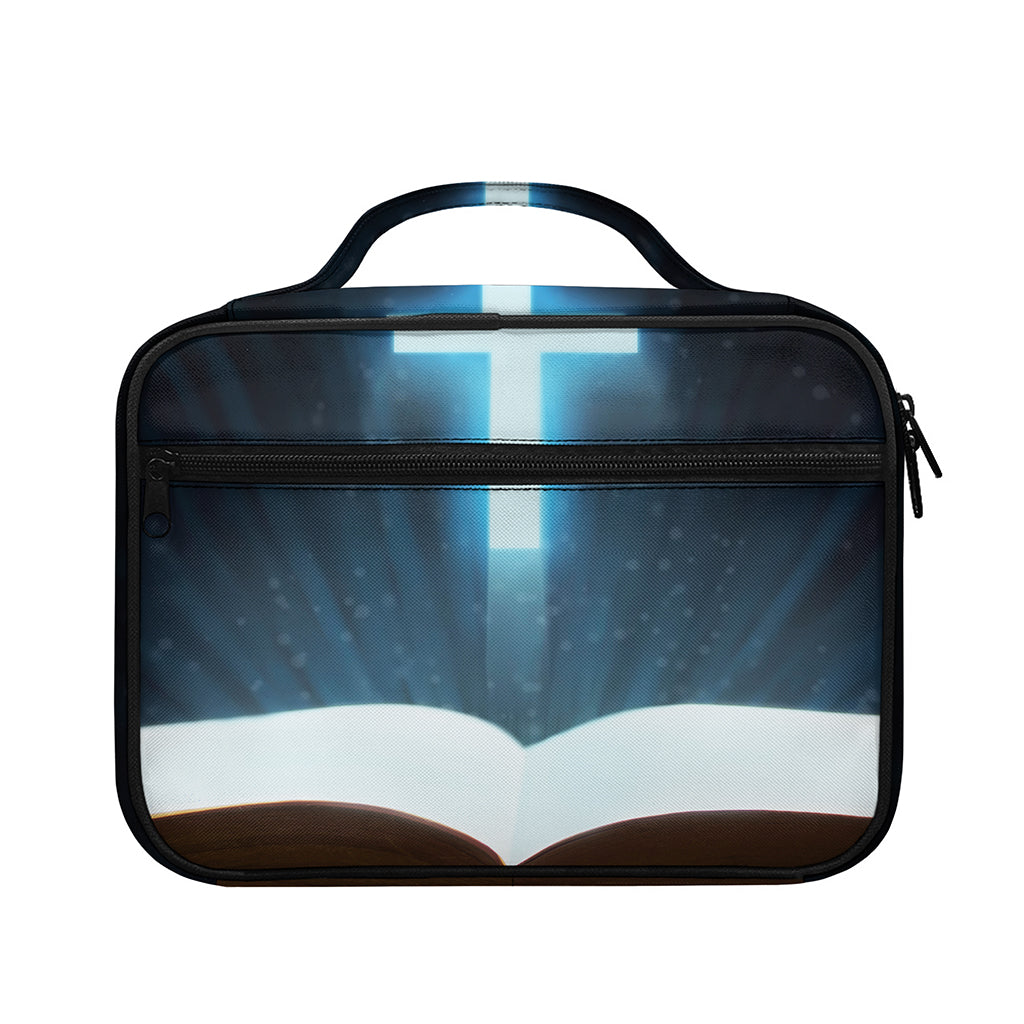 Shining Holy Bible Print Briefcase Bible Bag