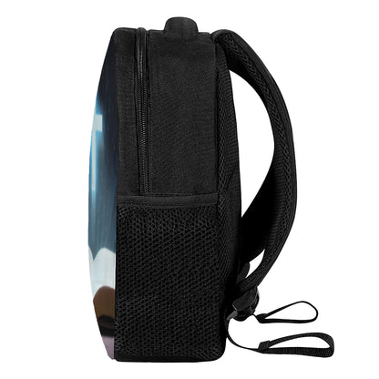 Shining Holy Bible Print Casual Backpack