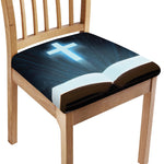 Shining Holy Bible Print Chair Cushion Cover
