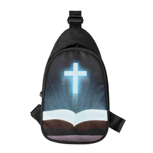 Shining Holy Bible Print Chest Bag