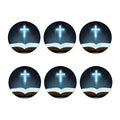 Shining Holy Bible Print Coaster Set