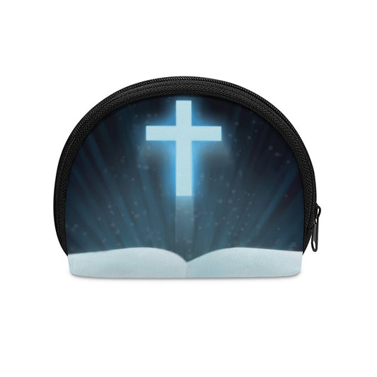 Shining Holy Bible Print Coin Purse