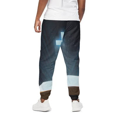Shining Holy Bible Print Cotton Pants