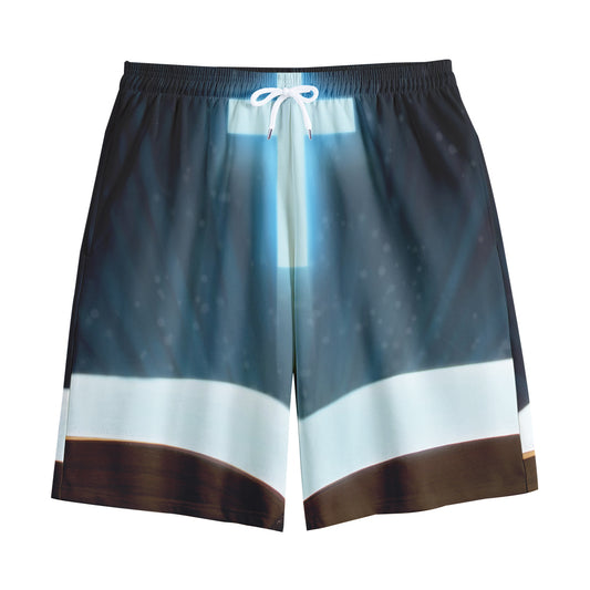 Shining Holy Bible Print Cotton Shorts