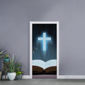 Shining Holy Bible Print Door Sticker
