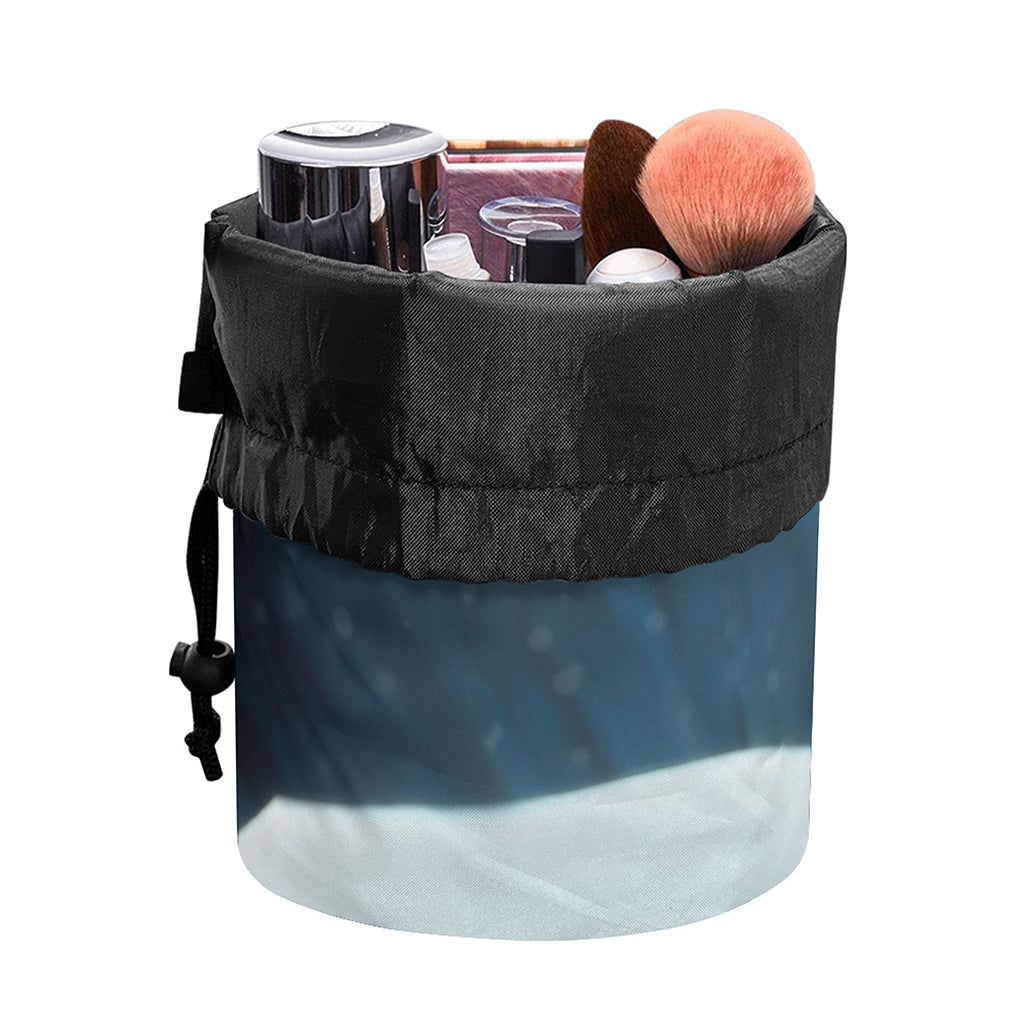 Shining Holy Bible Print Drawstring Makeup Bag