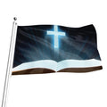 Shining Holy Bible Print Flag