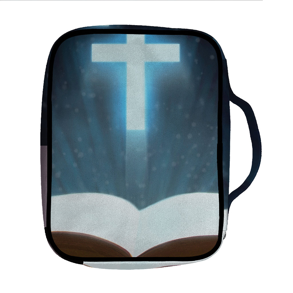 Shining Holy Bible Print Front Pocket Bible Bag