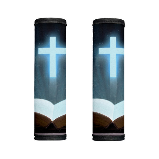 Shining Holy Bible Print Handle Covers