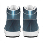 Shining Holy Bible Print High Top Leather Sneakers