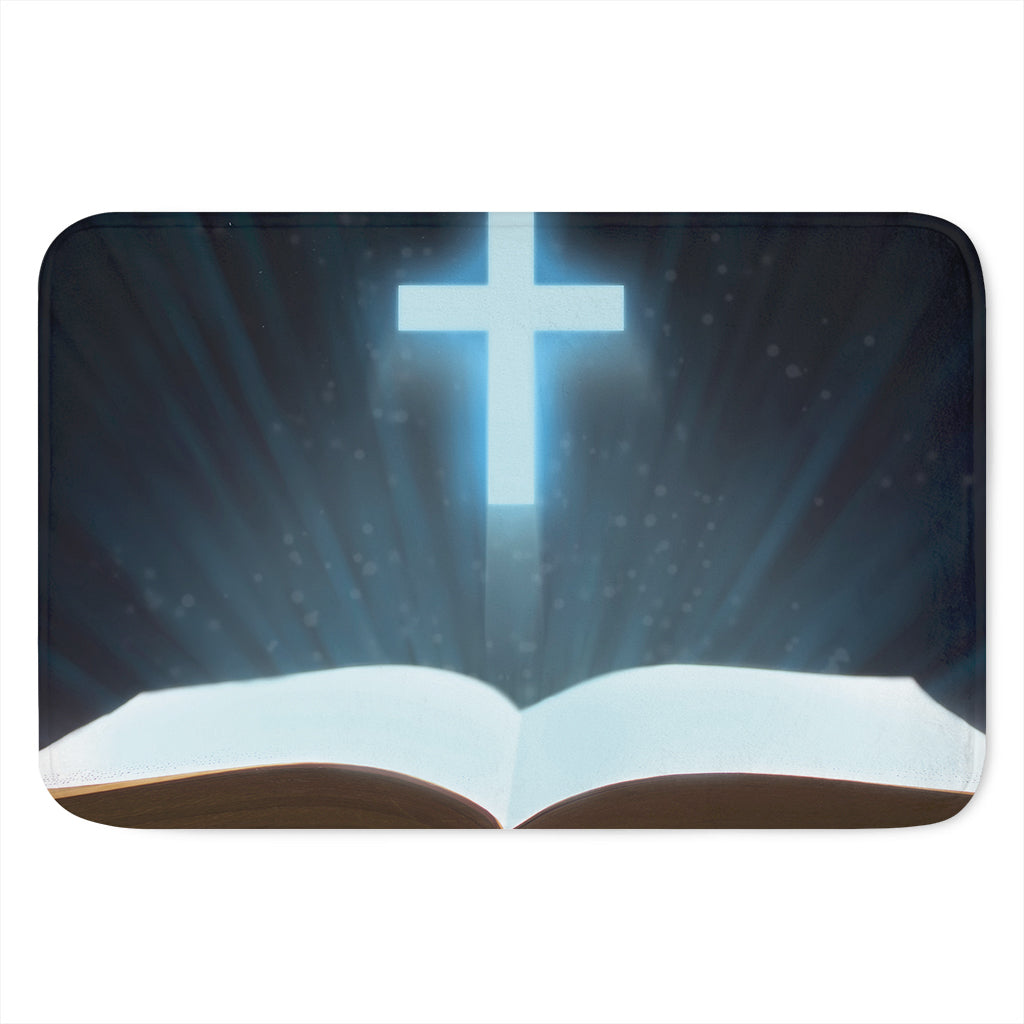 Shining Holy Bible Print Indoor Door Mat