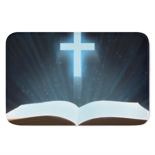 Shining Holy Bible Print Indoor Door Mat