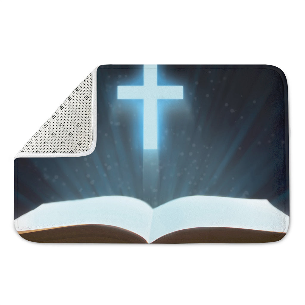 Shining Holy Bible Print Indoor Door Mat