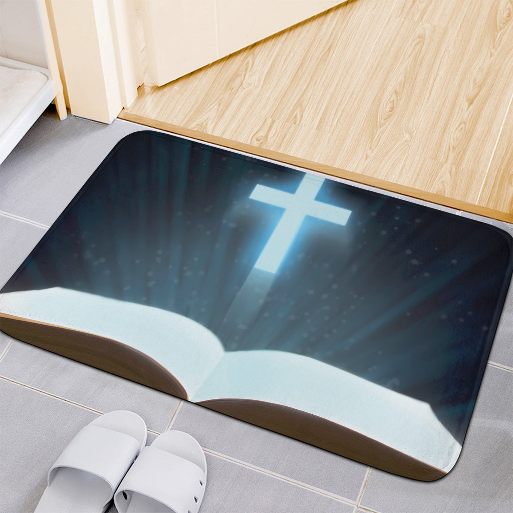 Shining Holy Bible Print Indoor Door Mat