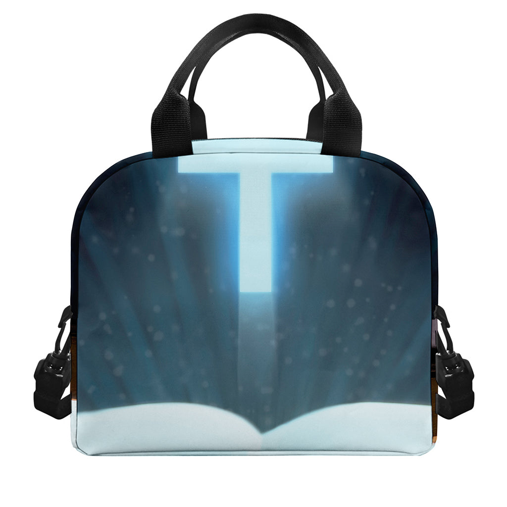 Shining Holy Bible Print Insulated Lunch Bag