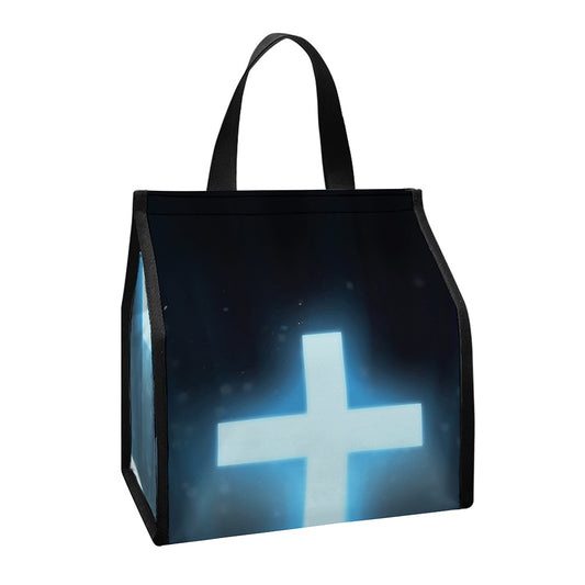 Shining Holy Bible Print Insulated Lunch Tote