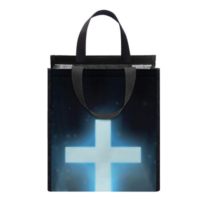 Shining Holy Bible Print Insulated Lunch Tote