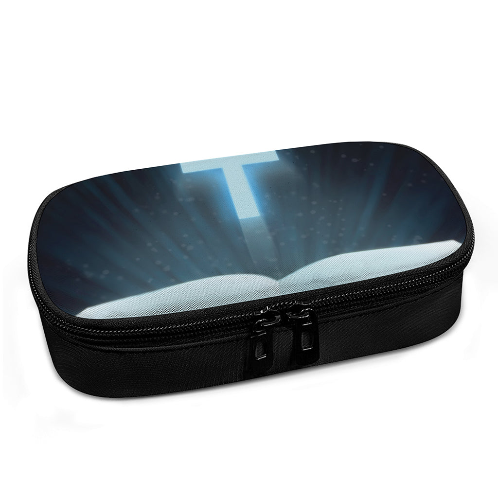 Shining Holy Bible Print Insulin Cooler Travel Case