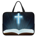 Shining Holy Bible Print Laptop Sleeve With Handle