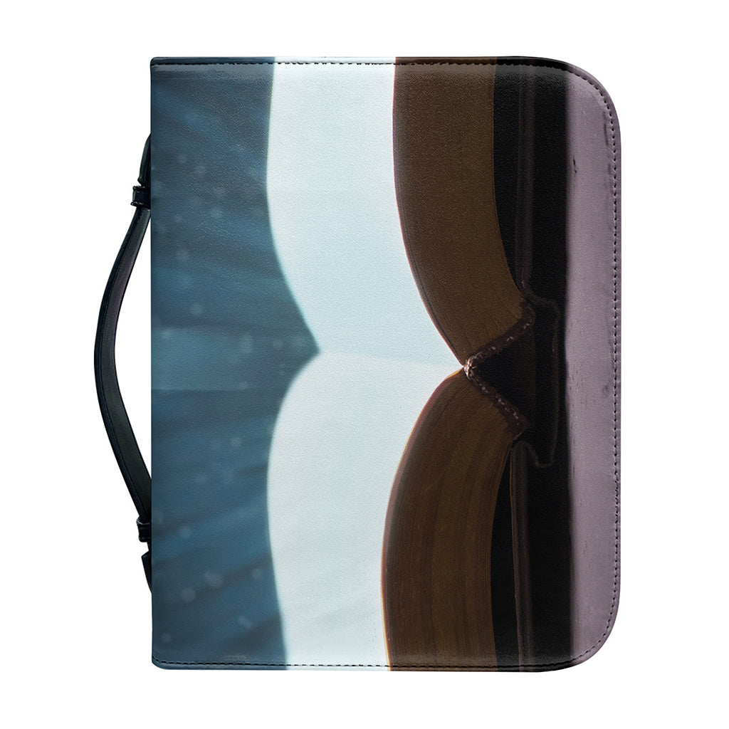 Shining Holy Bible Print Leather Bible Cover