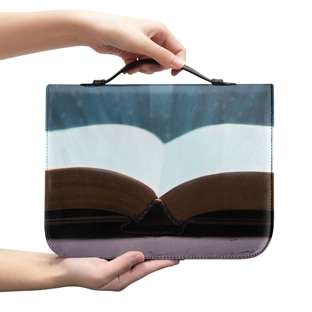Shining Holy Bible Print Leather Bible Cover